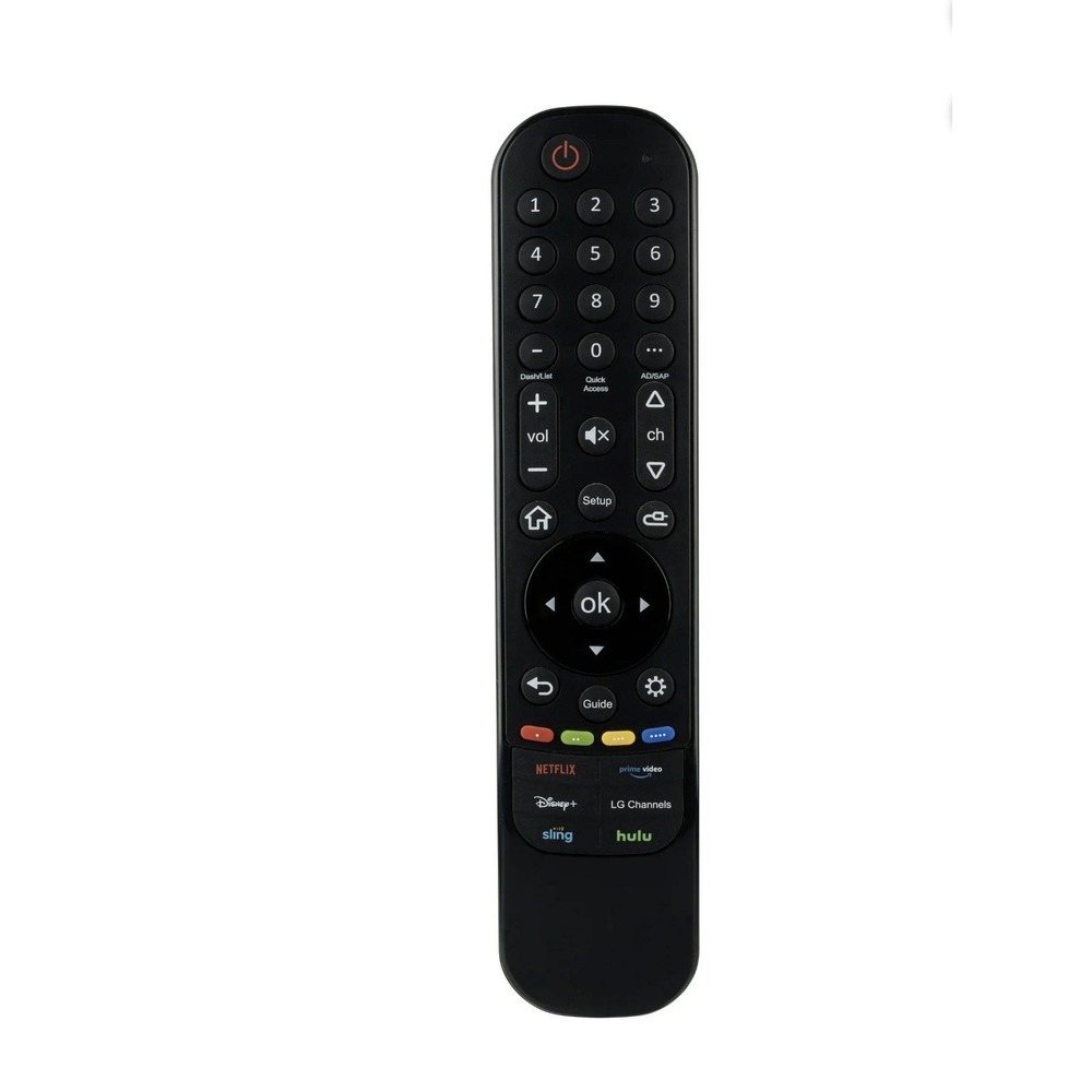 Replacement Remote Control for LG Smart TV Black Ergonomic No Setup Required